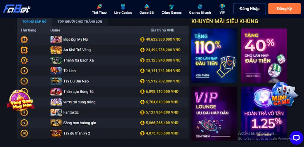 Hoàn trả tiền cược hàng ngày tại ev88vn login